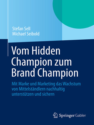cover image of Vom Hidden Champion zum Brand Champion
